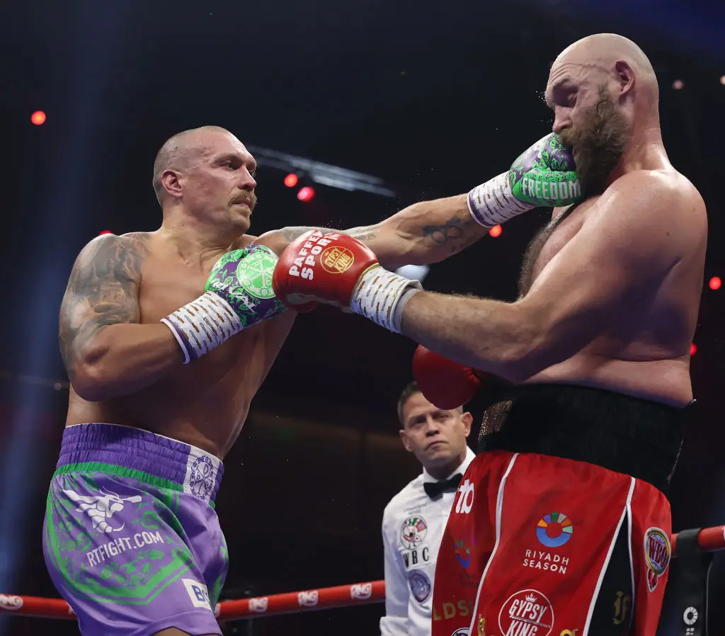 Usyk handed Fury the second loss of his professional career (Richard Pelham/Getty Images)