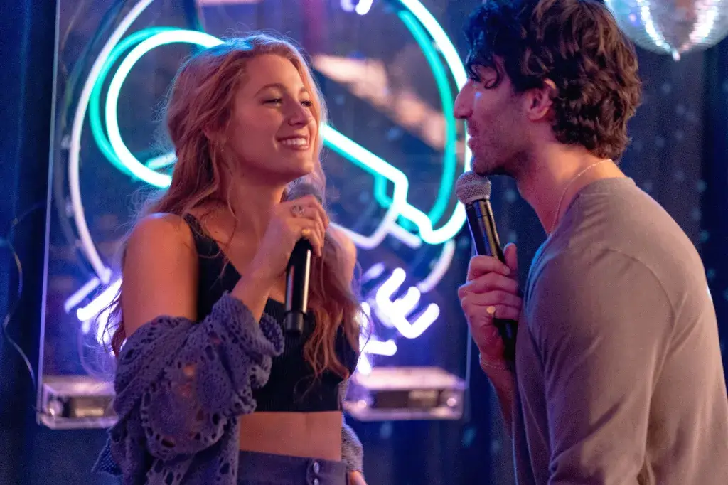 Blake Lively and Justin Baldoni in It Ends With Us (Sony)