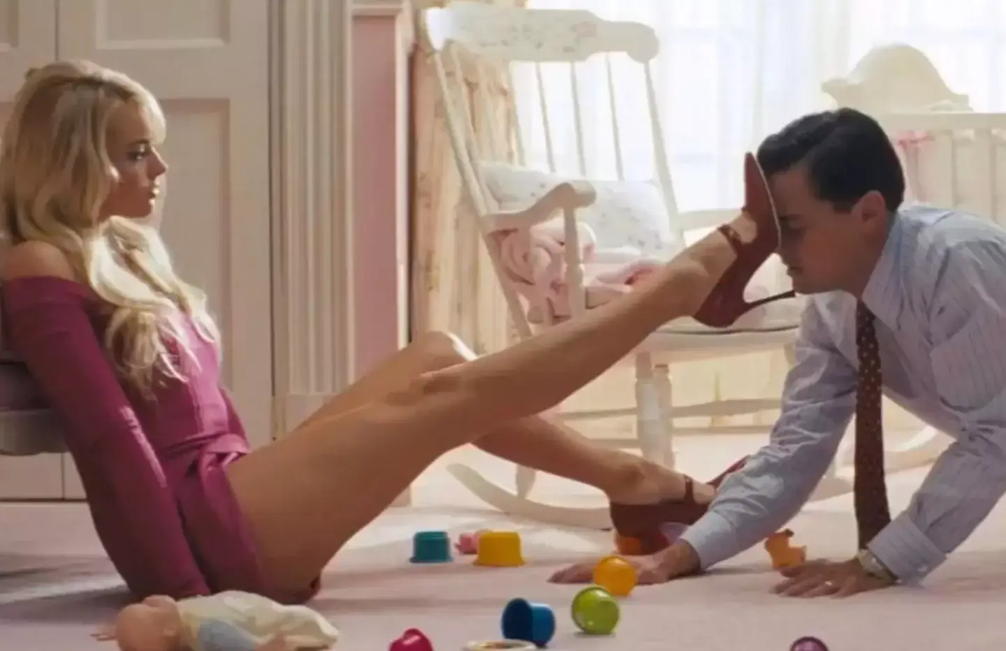 Margot Robbie and Leonardo DiCaprio in The Wolf of Wall Street (Paramount Pictures)