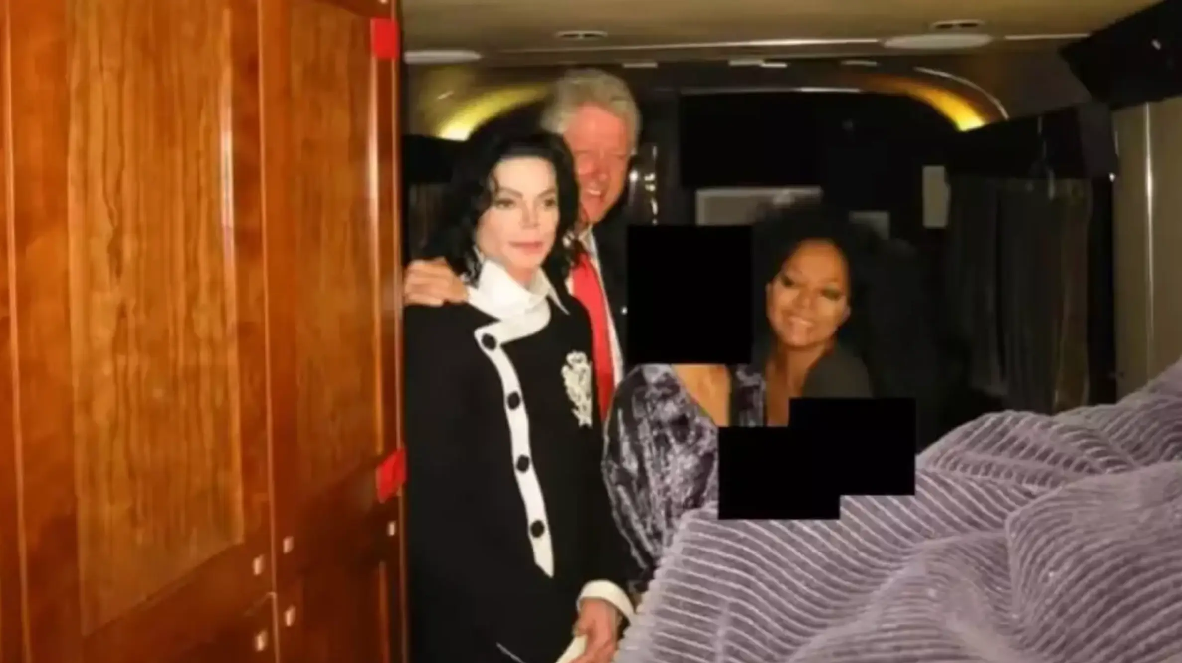 Clinton has responded to his inclusion in the files (Department of Justice)