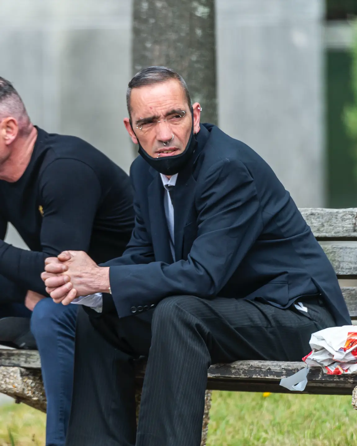 McCartan stole one of the station's double decker buses.