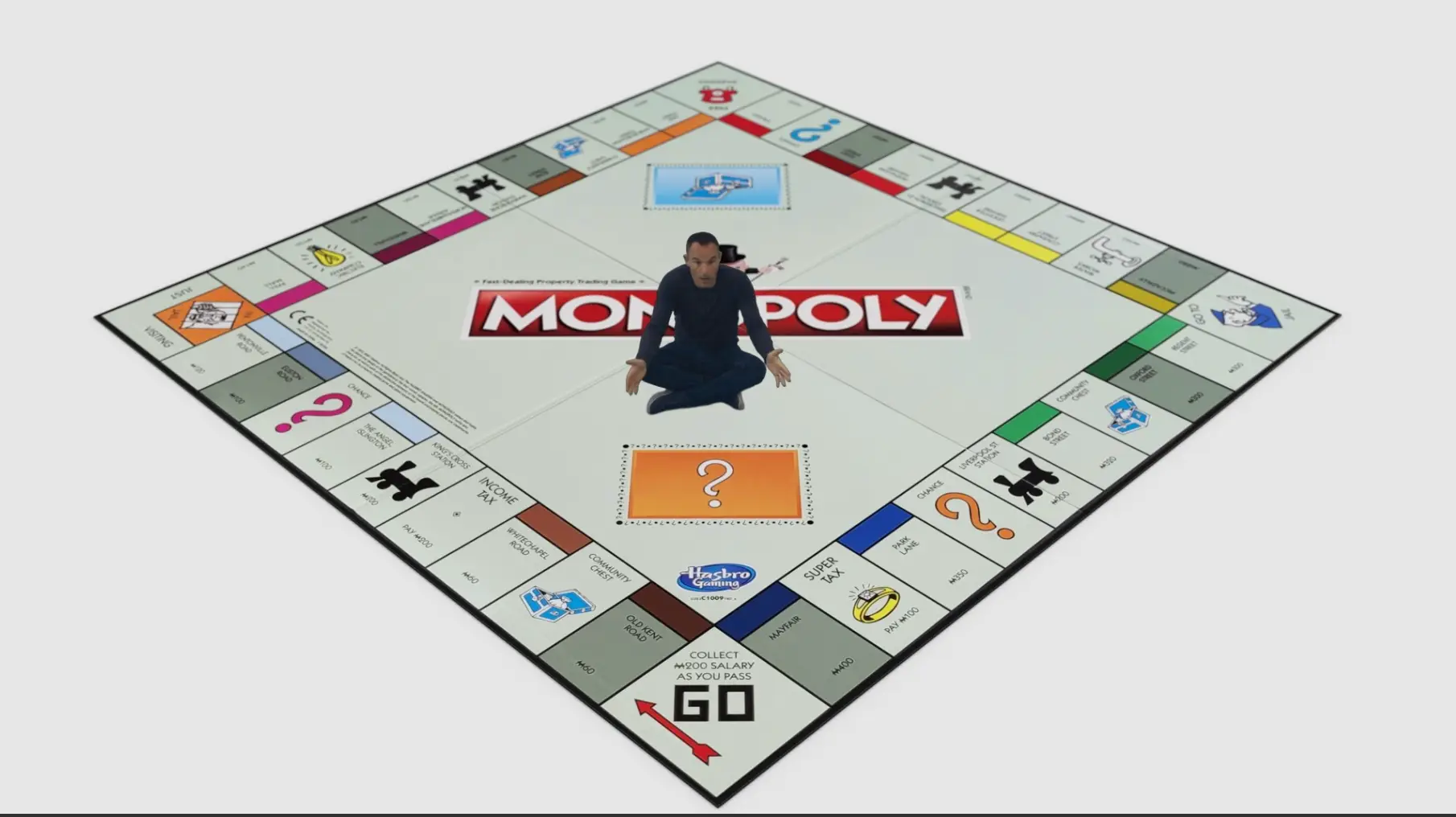 Don't worry, Martin Lewis hasn't been trapped Tron style in a game of Monopoly (ITV)