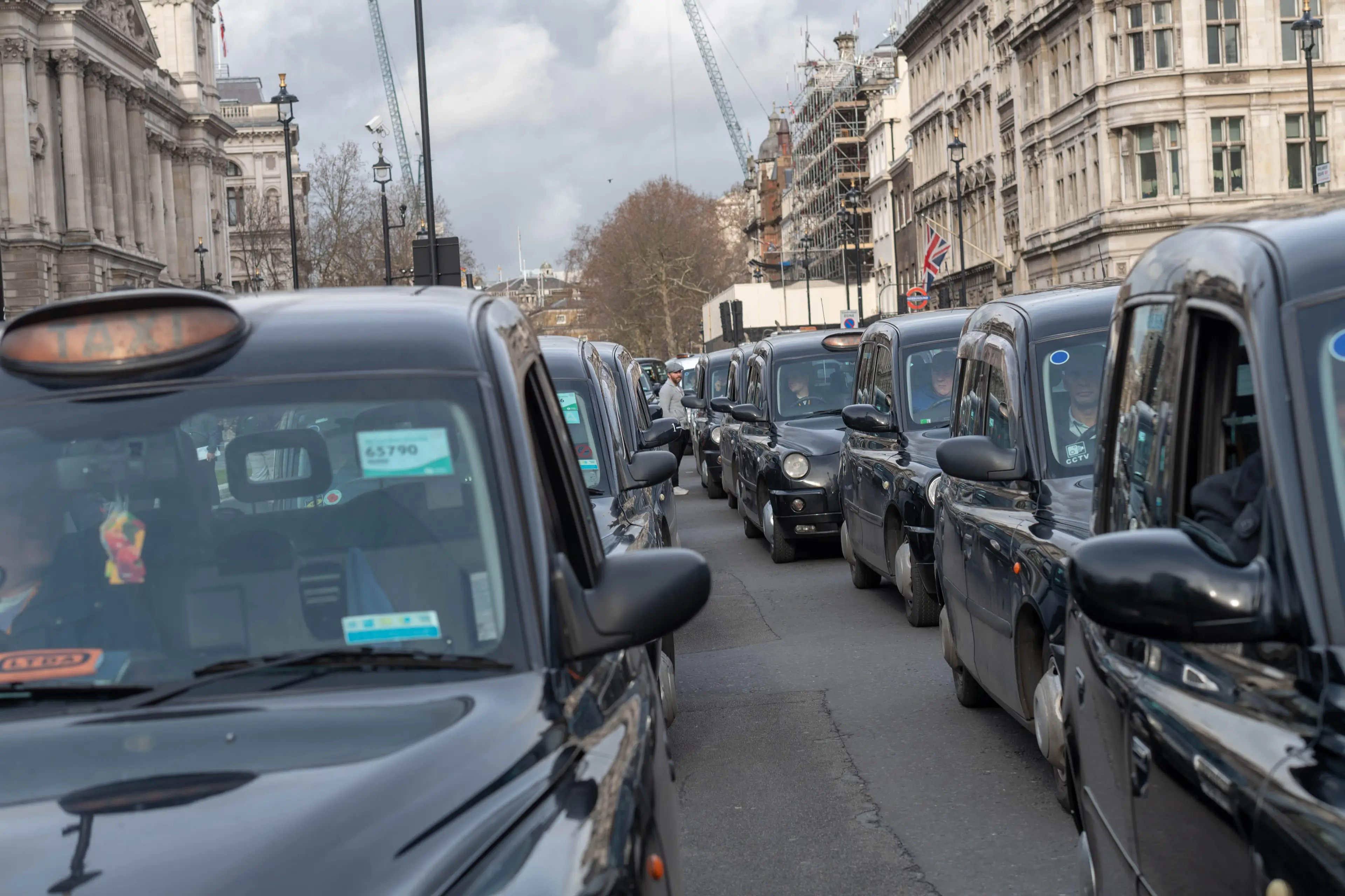 Taxi drivers don't have to wear seatbelts.