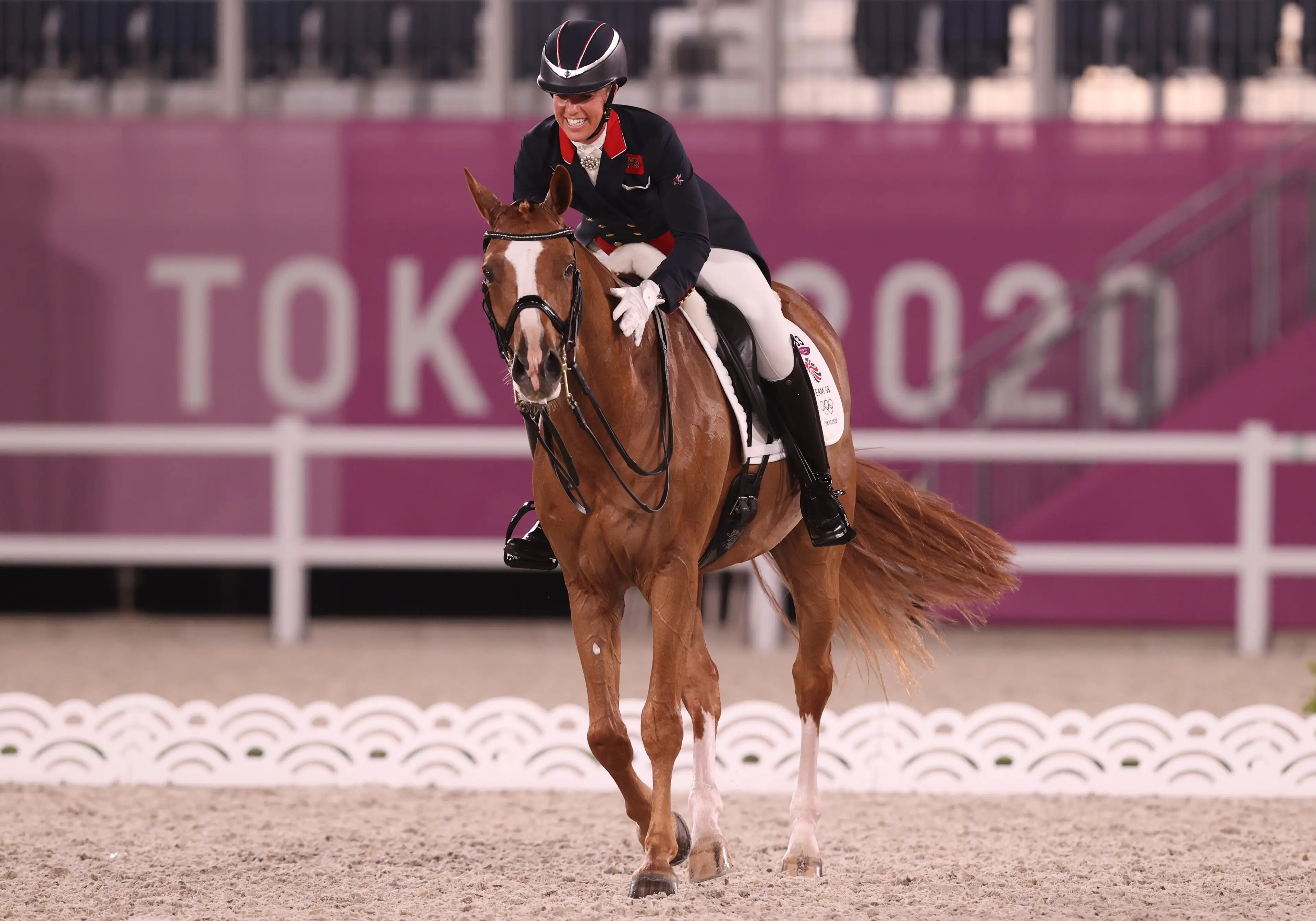 The British Dressage CEO did question the timing of the video being released. (Julian Finney/Getty Images)