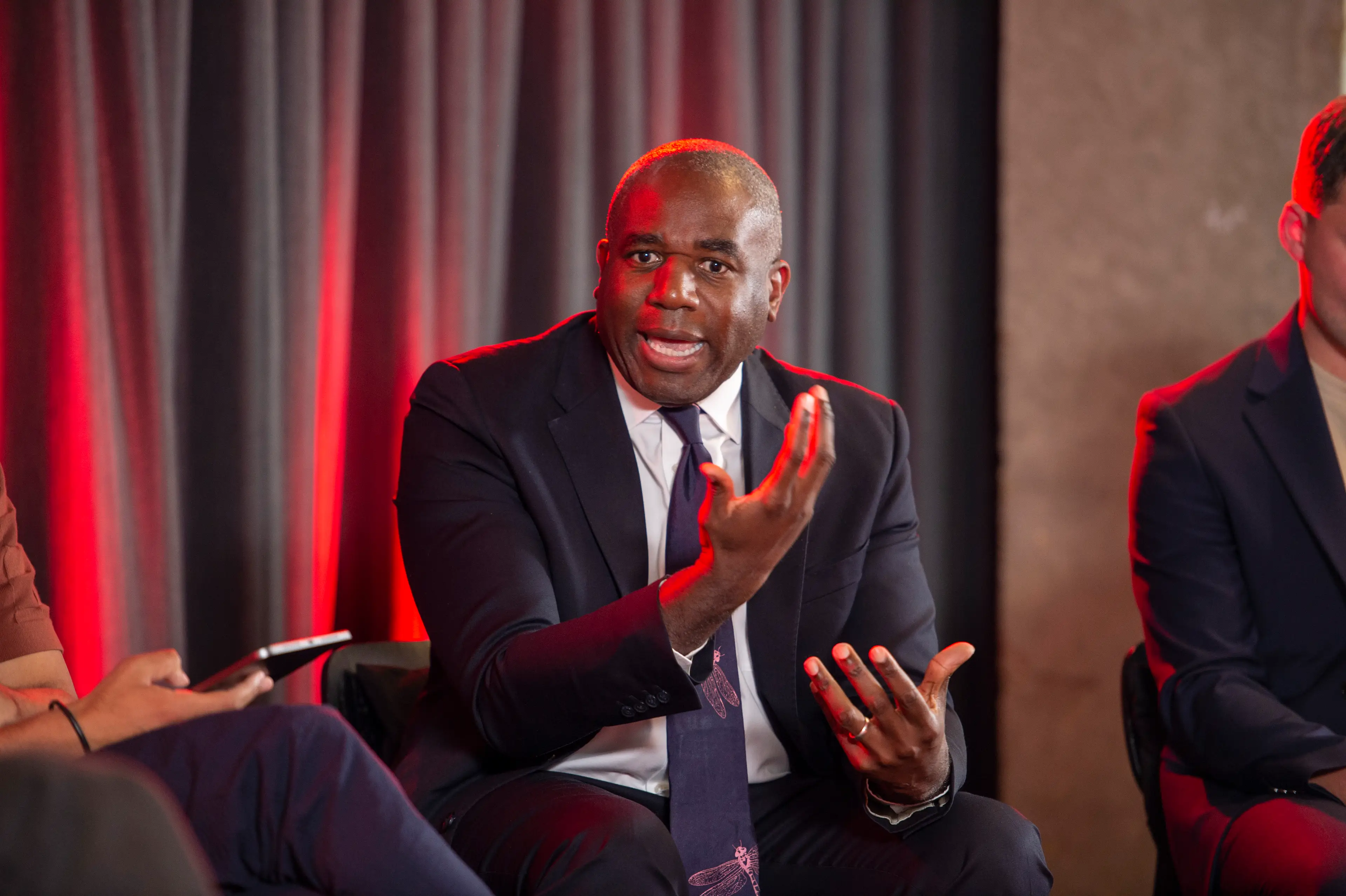 David Lammy at the LADbible panel talk. (