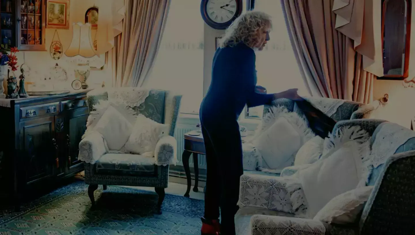 The 74-year-old had told neighbours she had an old medical skeleton in her flat from her nursing days (Juliet Eden)