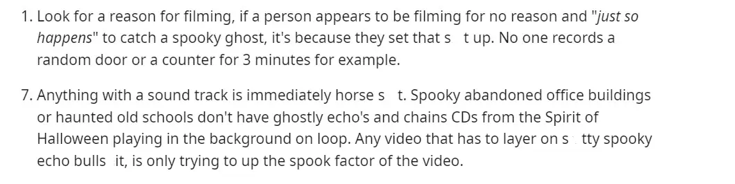 The internet thought it broke some of the rules of a genuine ghost video.