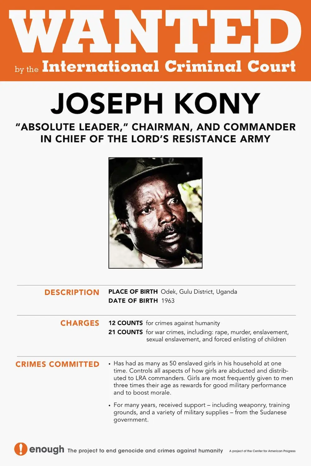 The warlord managed to evade capture.