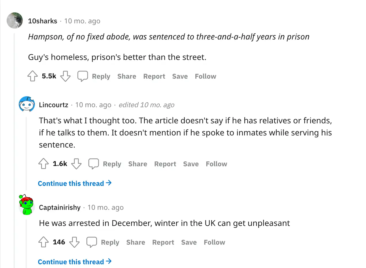 Social media users have spoken out in concern for Hampson.