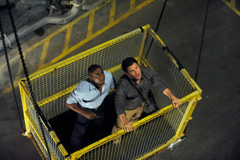 James Roday and Dulé Hill in Psych (Alan Zenuk/USA Network/NBCU Photo Bank via Getty Images)