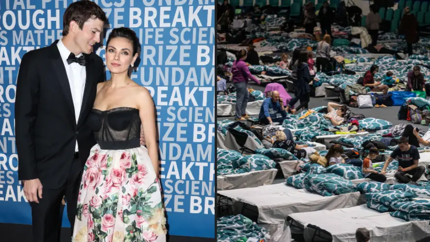 Mila Kunis And Ashton Kutcher Raise $30 Million In 'Stand With Ukraine' Campaign