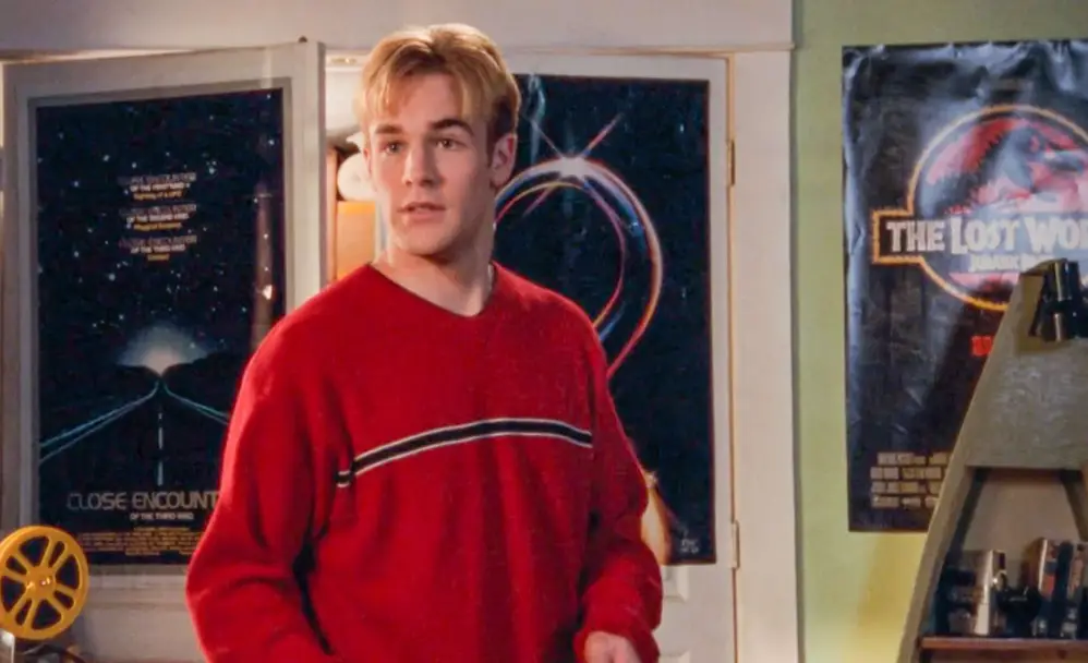 Van Der Beek's character in Dawson's Creek wanted to be a filmmaker and regularly expressed his love for Steven Spielberg (Columbia TriStar Television)