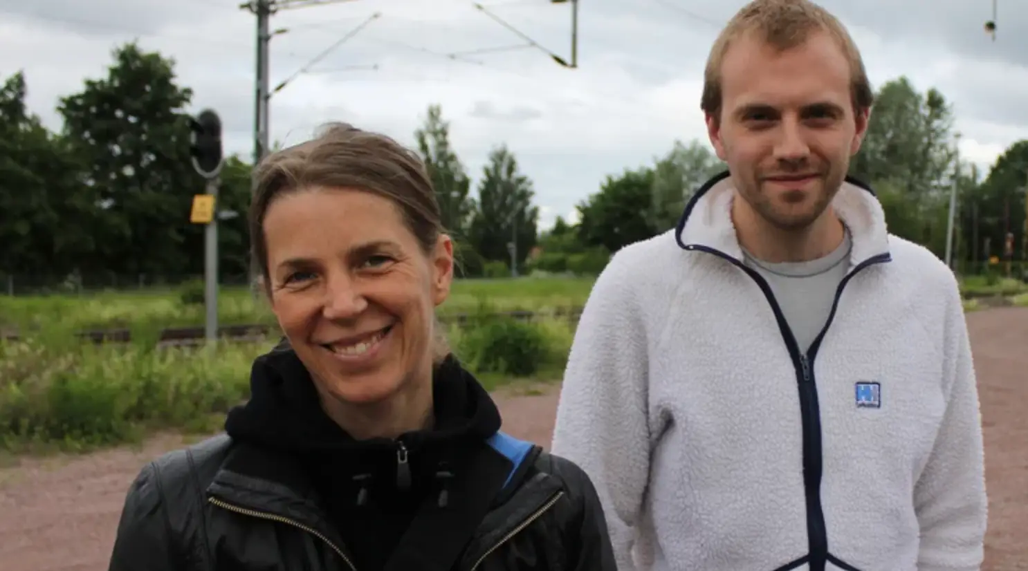 The pair were sending a message about consumerism. (Logistics Art Project)