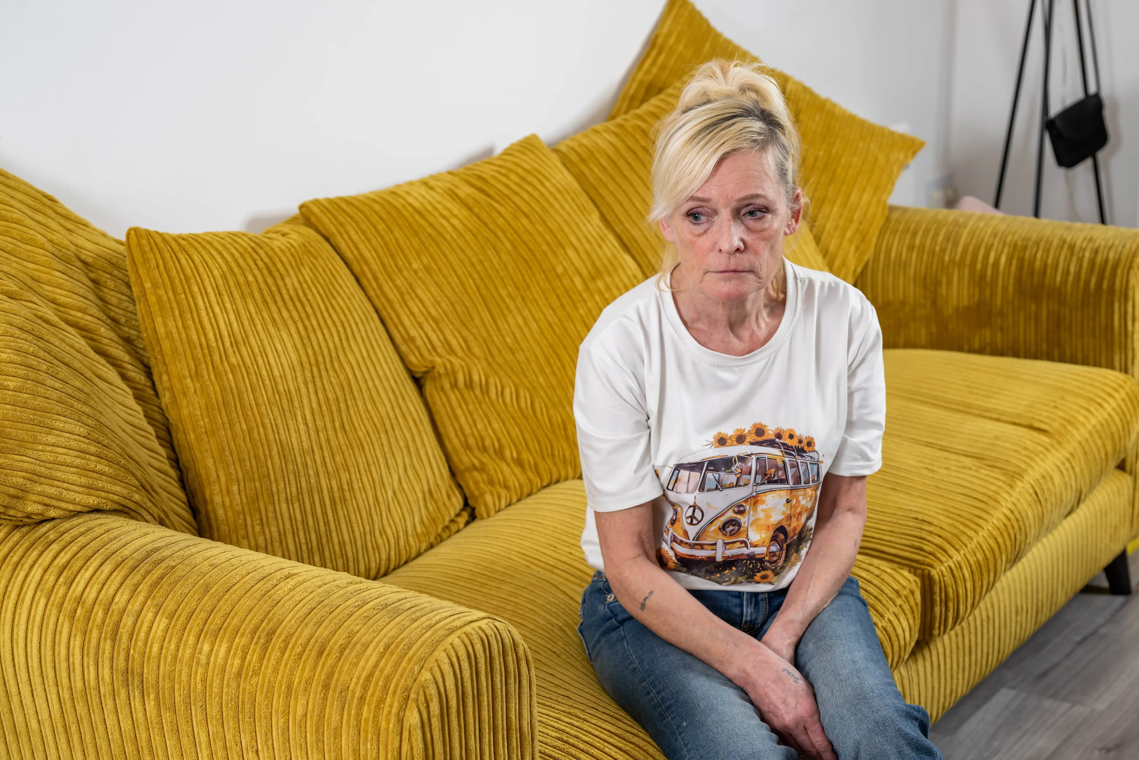 Jacqueline Dube was approached by an Egyptian man on TikTok 35 years younger than her (SWNS)