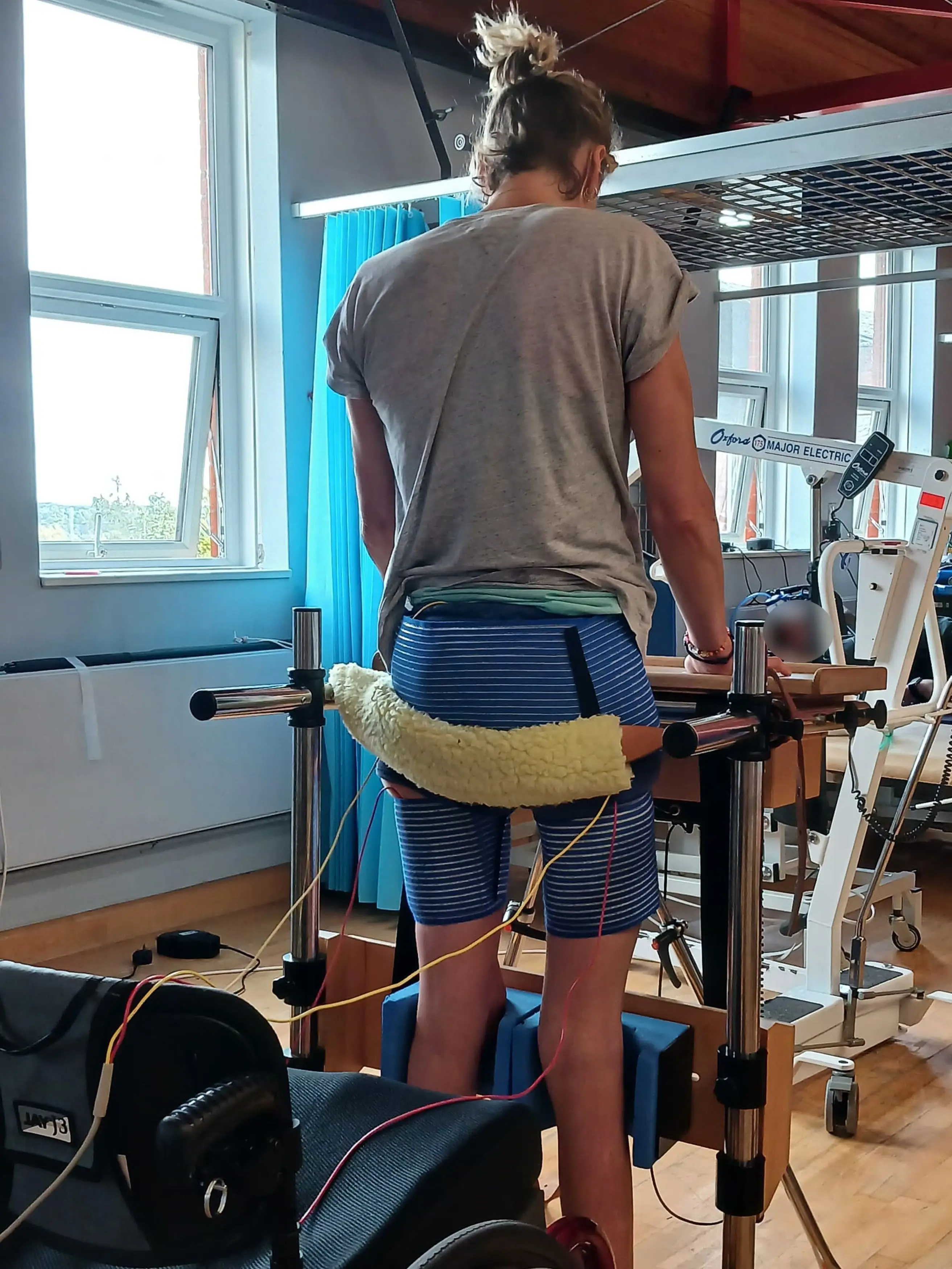 The PE teacher has been working hard on rehab (Kennedy News and Media)