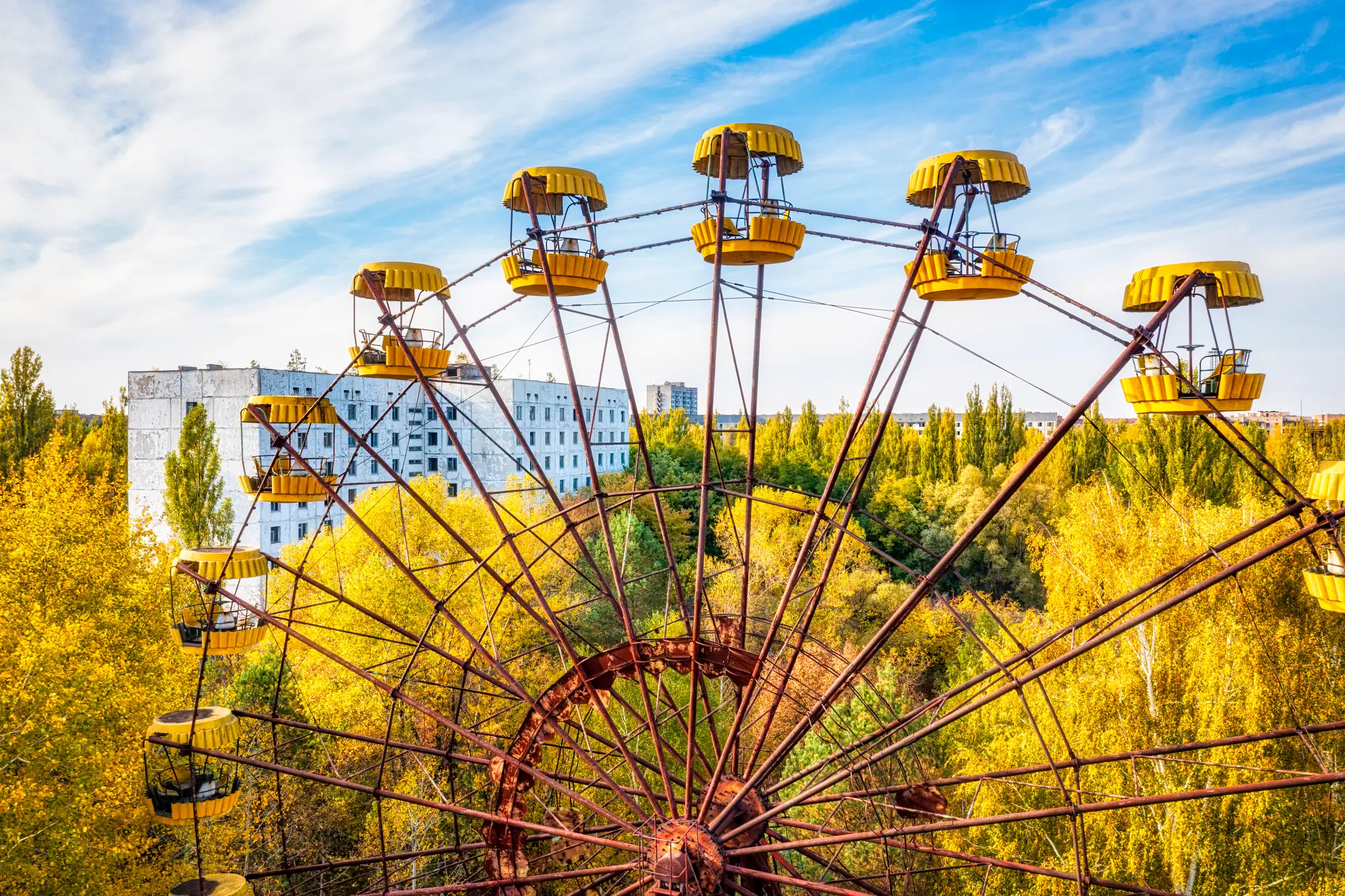 The surrounding town of Pripyat remains abandoned (Getty Stock Image)