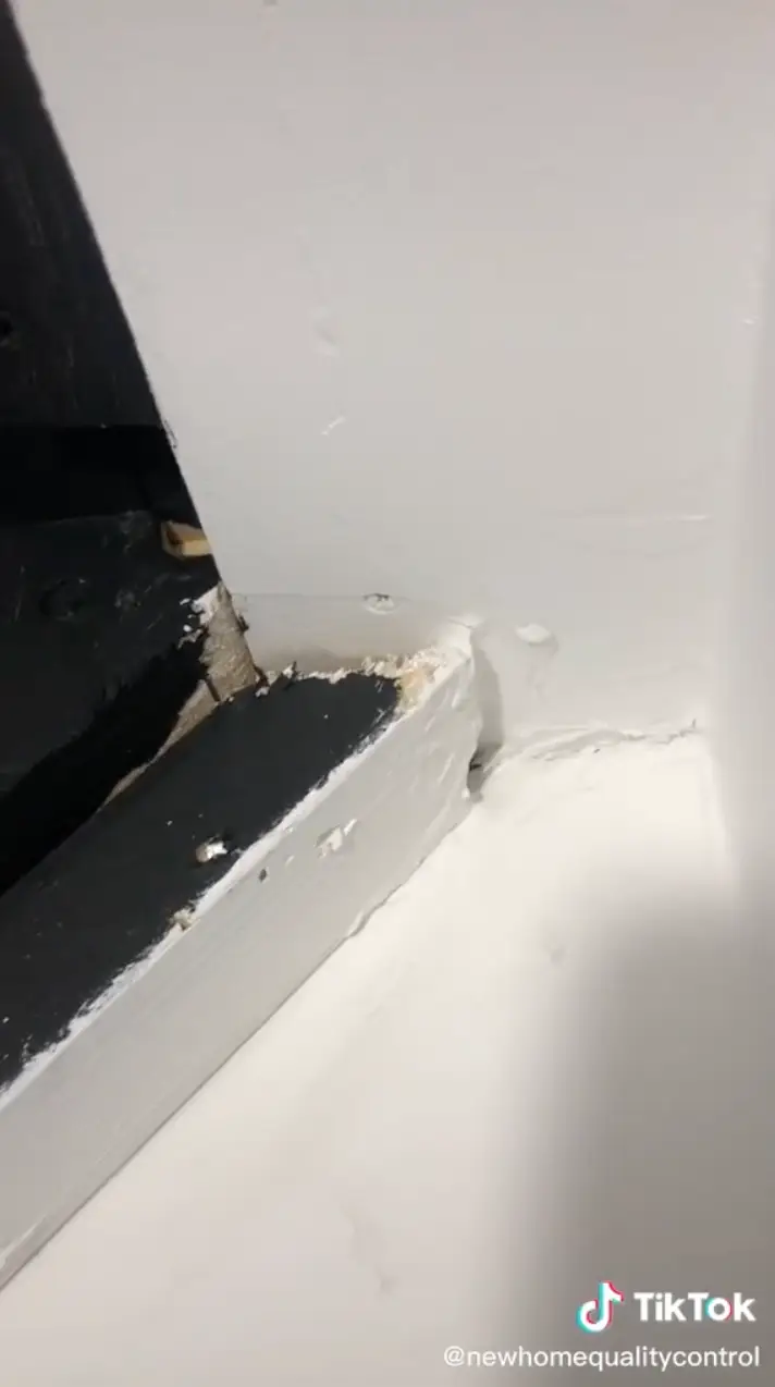 People were stunned by the poor standards of the new build.