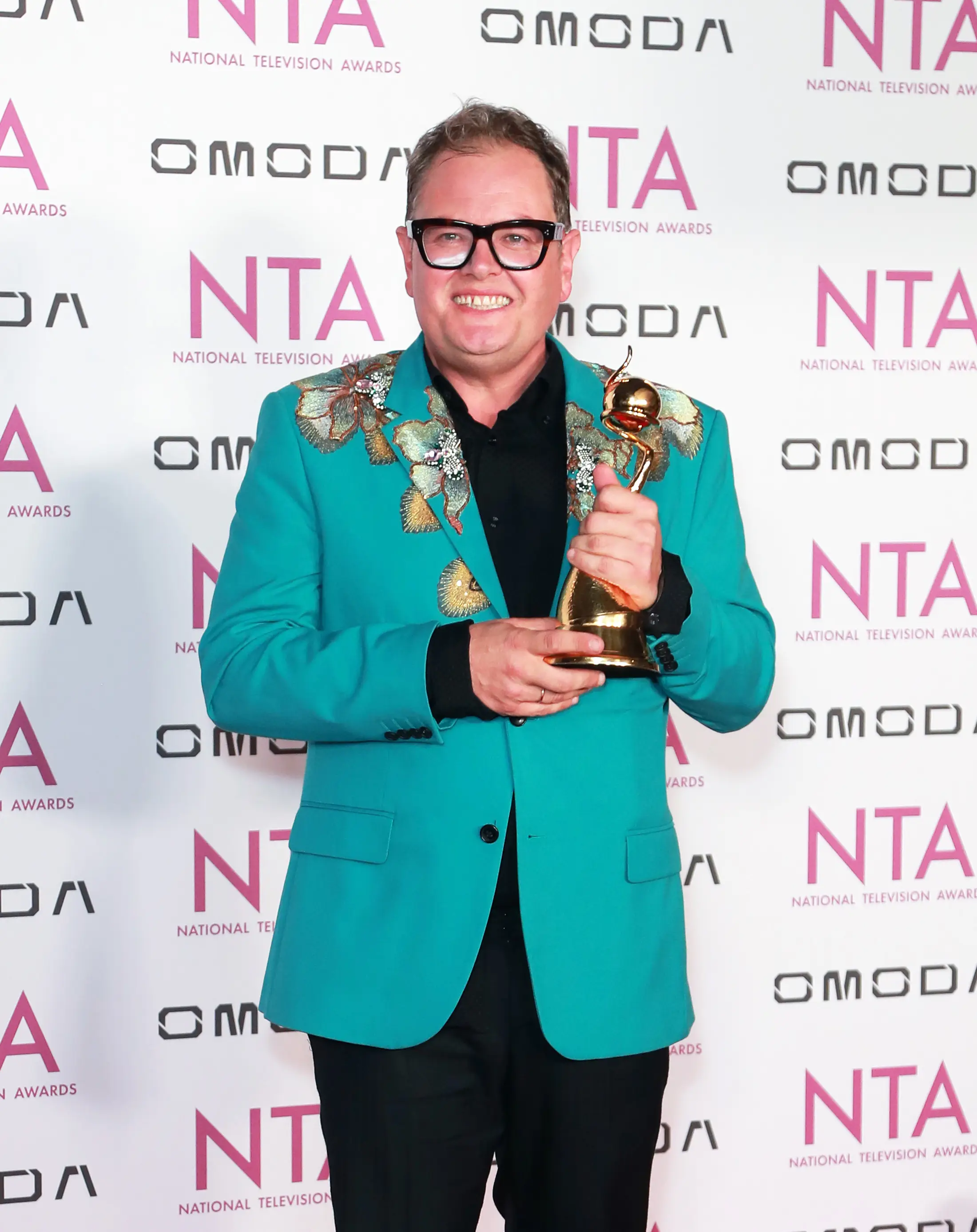 Alan Carr was given the special recognition award at tonight’s NTAs (Grant Buchanan/Dave Benett/Getty Images)