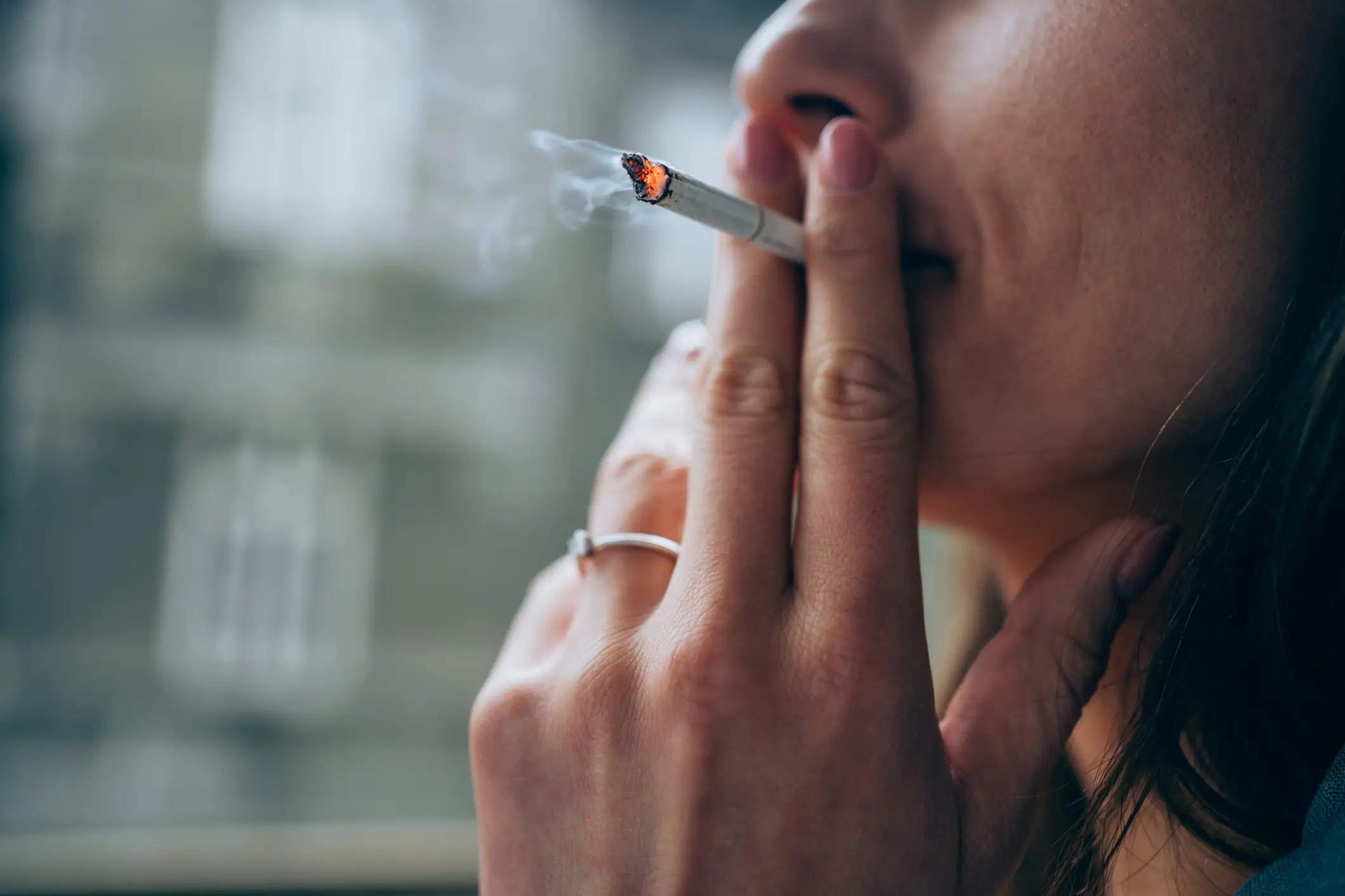 According to the experts, smoking can 'cause deep staining' (Getty Stock Images)
