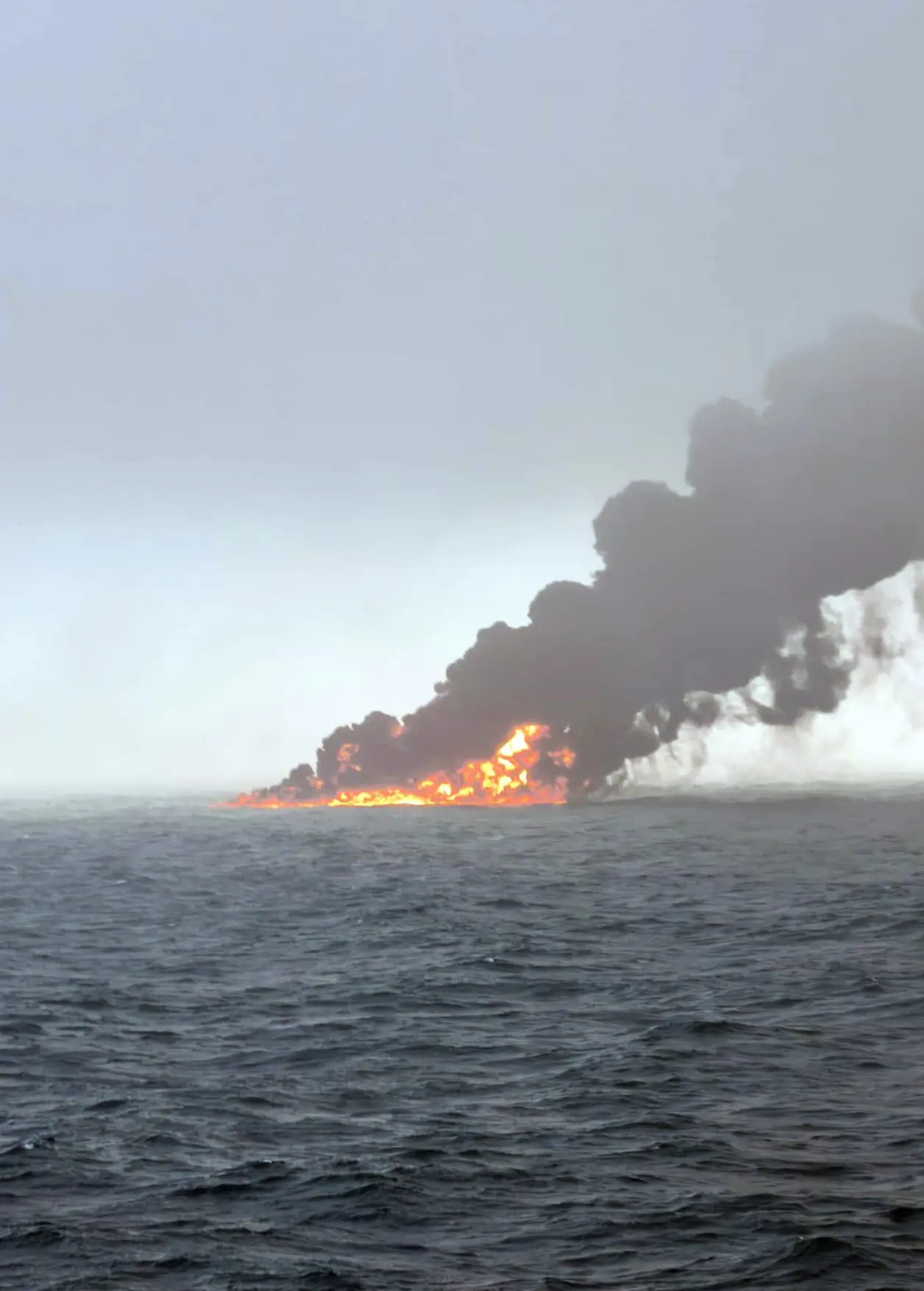 The fire could be seen for miles (Bartek Smialek/PA Wire)