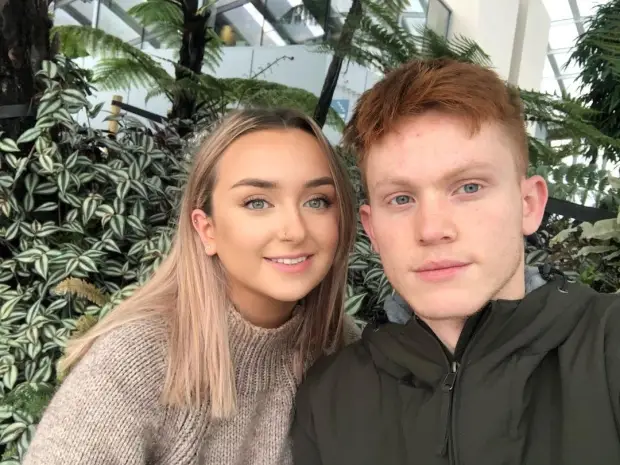 Rachel Kennedy, 19, and Liam McCrohan, 21.