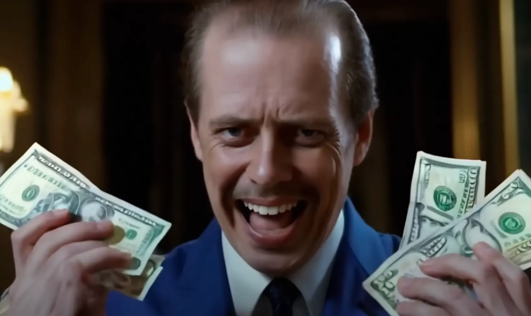 Steve Buscemi as Mr Burns. (YouTube/MULTIVERSE OF AI)