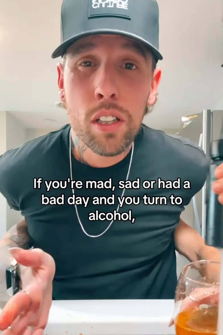 He claimed that even 'normal drinkers' should give alcohol up (YouTube/Corey Warren)