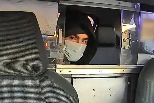 The suspected shooter in a taxi (NYPD)