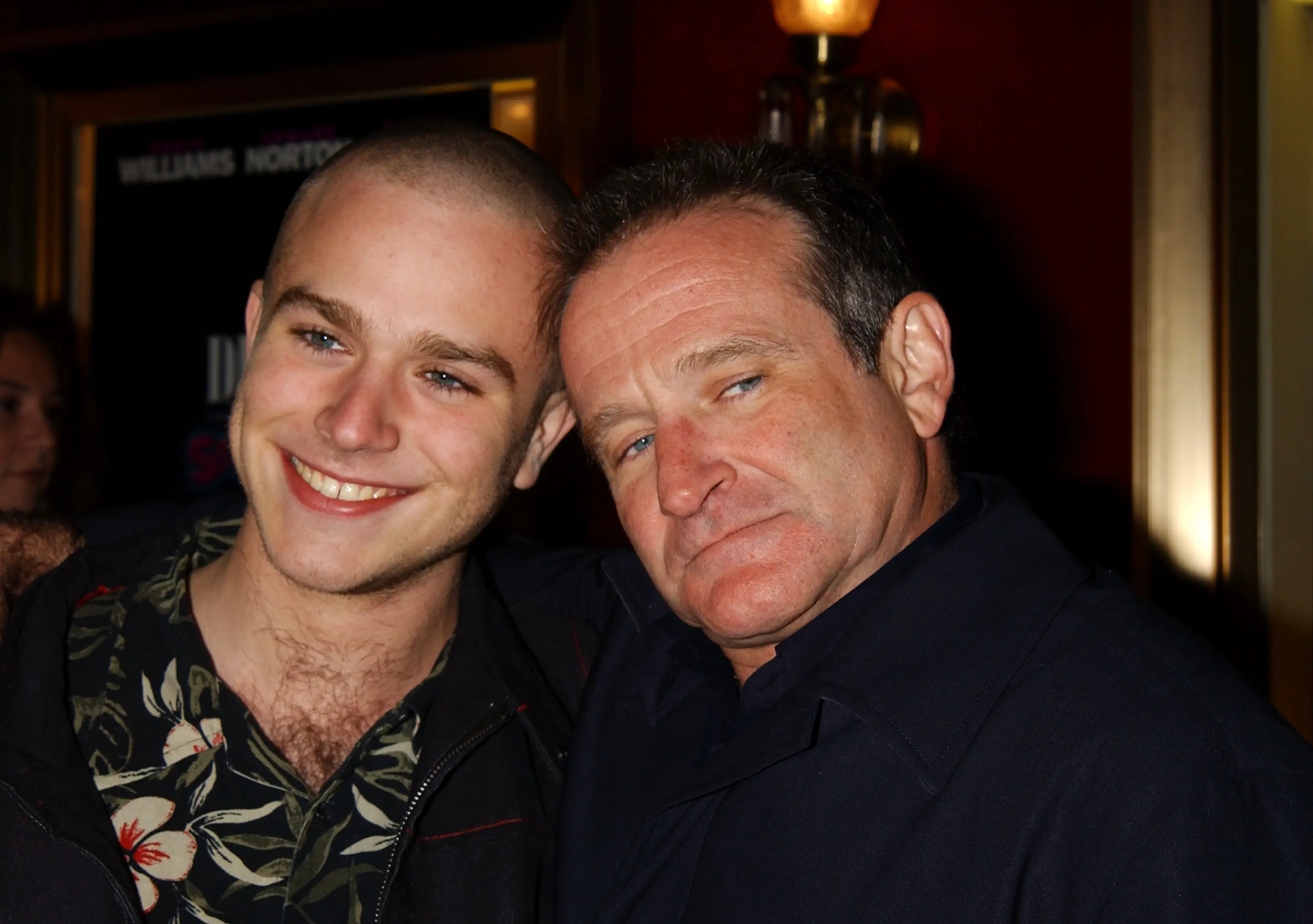 Robin Williams with his son Zak. (Richard Corkery/NY Daily News Archive via Getty Images)