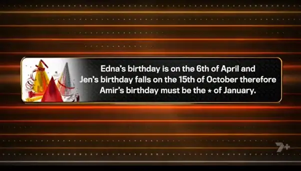 Can you get it right? You've got 30 seconds to come up with the answer.