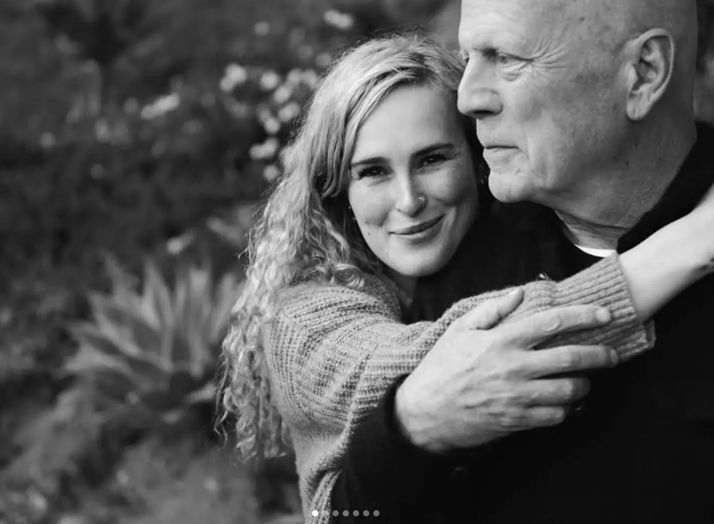 Rumer added that she is 'so happy and grateful' to be able to visit her father (Instagram/Rumer Willis)