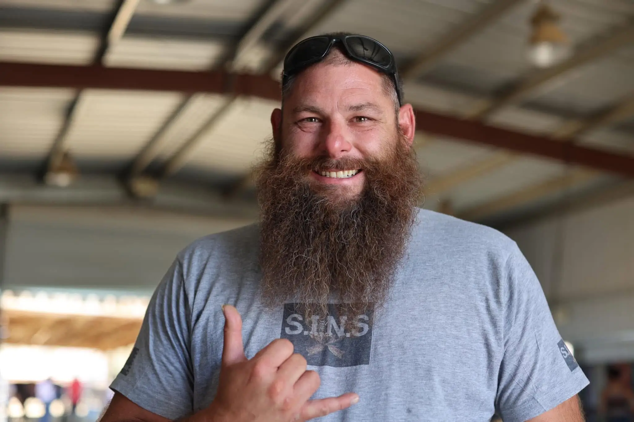 Syko Stu is a US Army veteran as well as a wrestler (GoFundMe/Contessa Jackson)