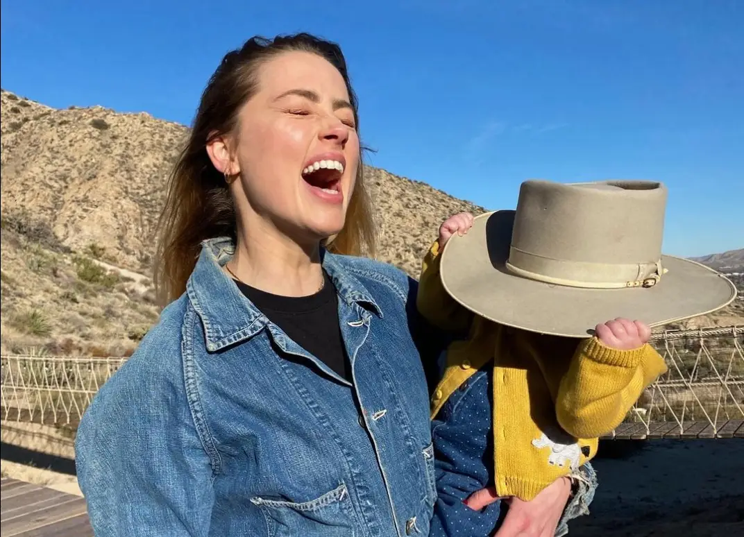 The actress now keeps a low profile with her daughter (Instagram/amberheard)