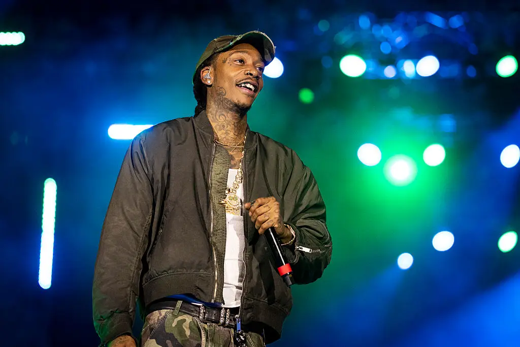 The rapper smoked marijuana on stage during a music festival in Romania (Matt Jelonek/Getty Images)