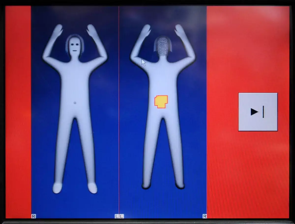New airport scan images are far less intrusive (ALBERTO PIZZOLI/AFP via Getty Images)