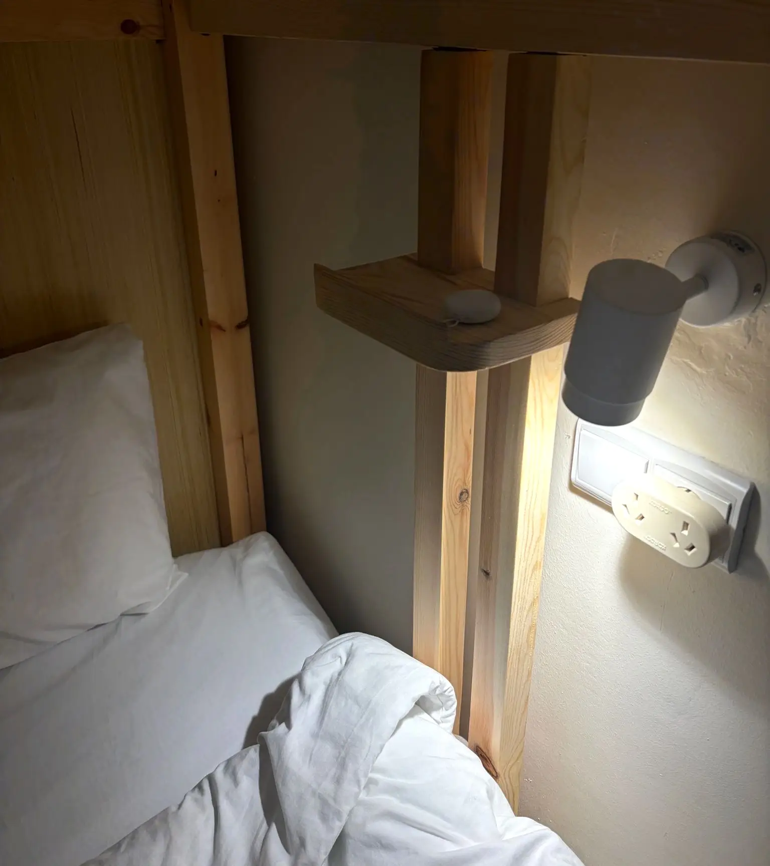 The Loop Quiet 2 earplugs taking pride of place in the hostel 