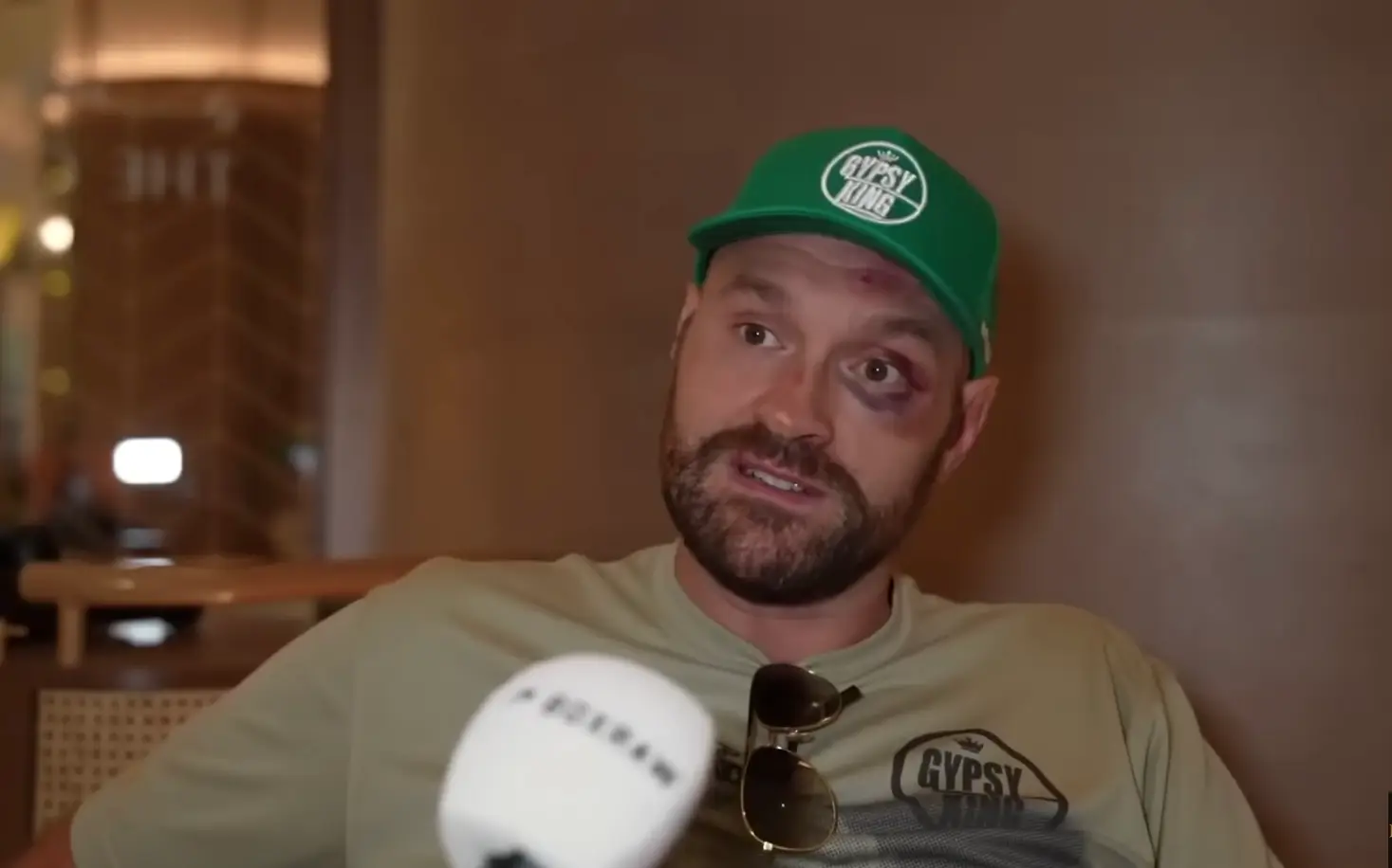 The Gypsy King blamed his performance on 'ring rust'.