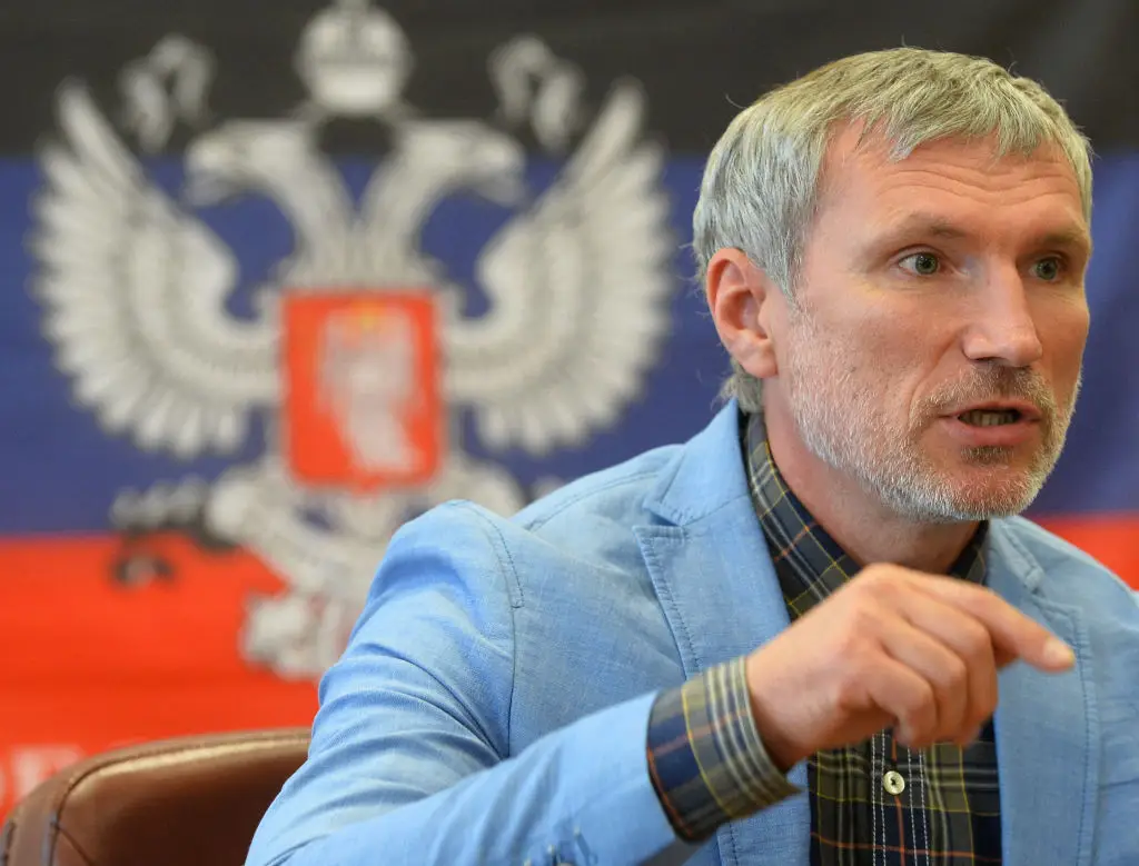 Alexei Zhuravlev, pictured in 2014, made the claims to a Russian-language outlet (DANIEL MIHAILESCU/AFP via Getty Images)