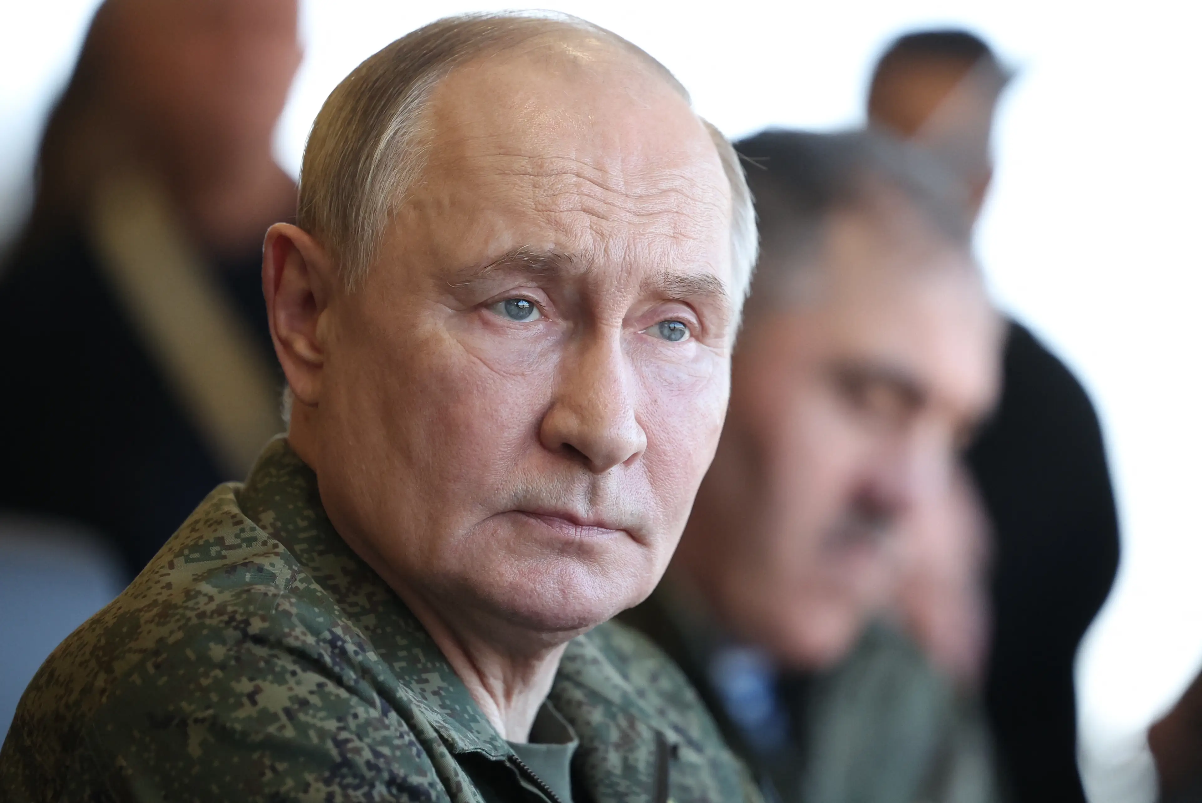 Estonia says this Putin's planes have violated their airspace multiple times this year (VALERY SHARIFULIN/POOL/AFP via Getty Images)