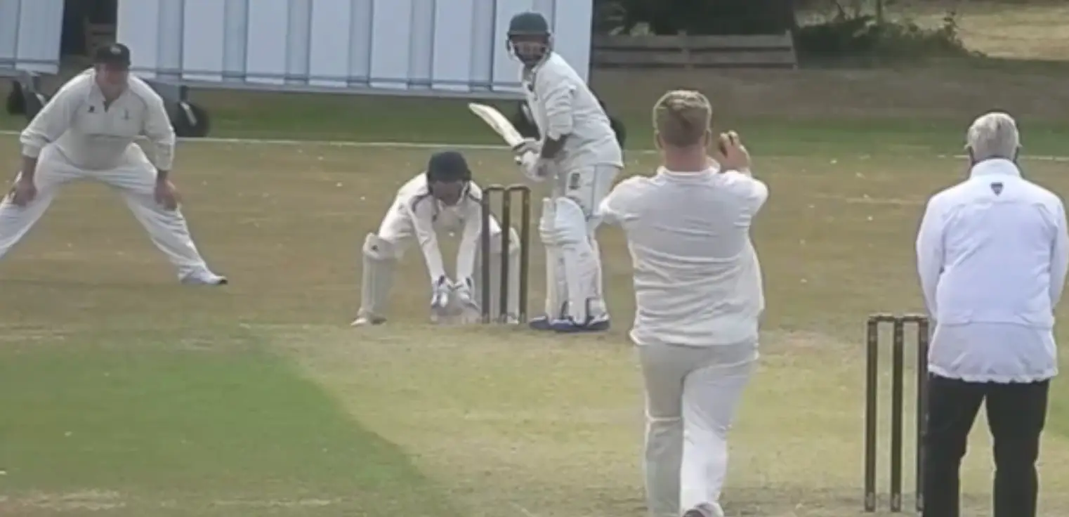 Click gate has erupted. (Saltburn Cricket Club)