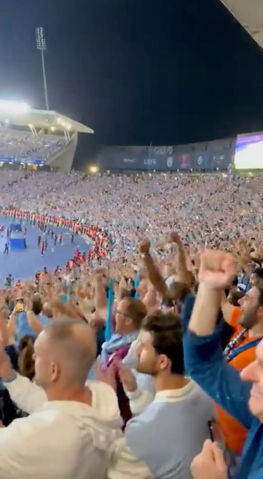 People have been mocking Manchester City fans' 'embarrassing' celebrations to the win.