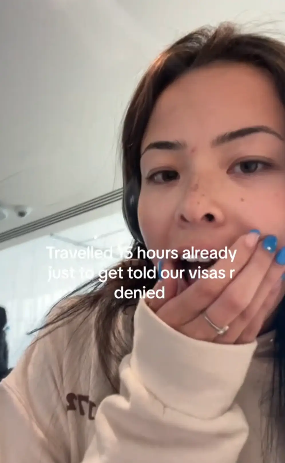 Mailan couldn't believe they got denied boarding (TikTok / mdaniels28)