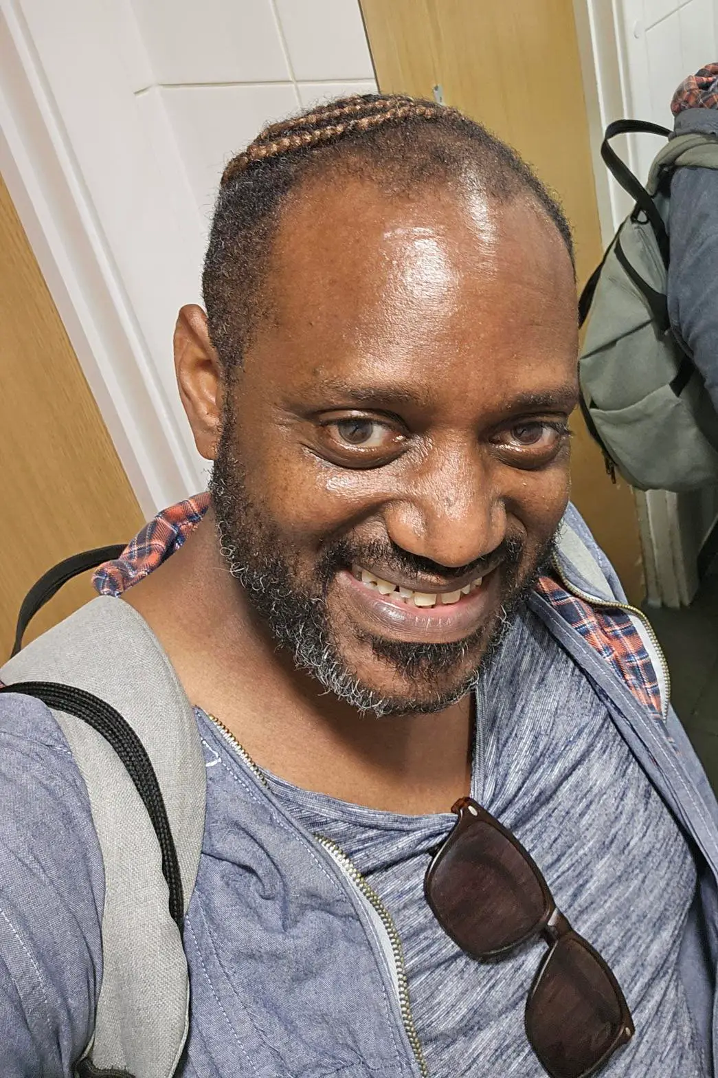 The father-of-three swears by drinking the water from his vegetable steamer to stay youthful. (SWNS)