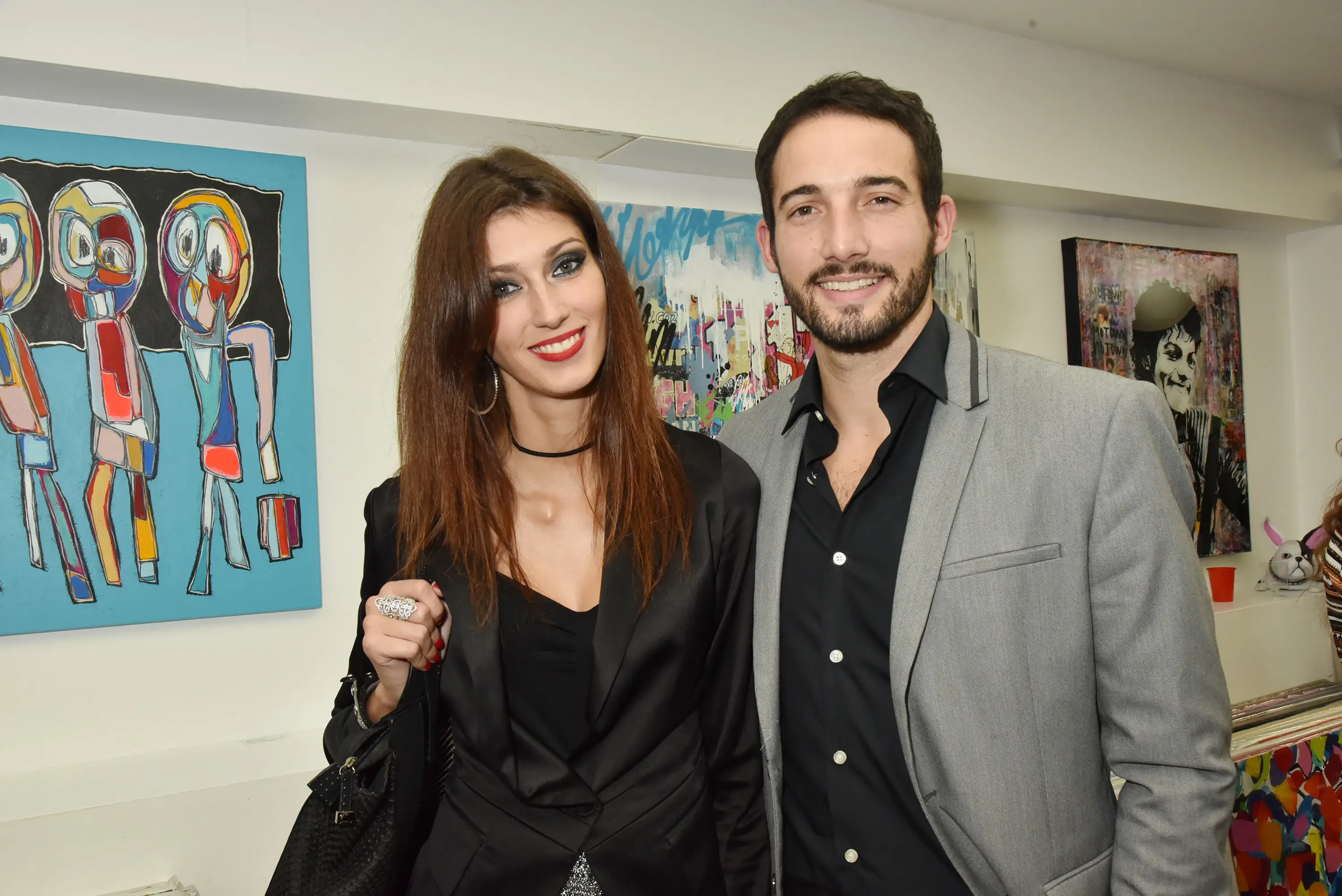 The real Sophie with husband Fabien. (Foc Kan/WireImage)