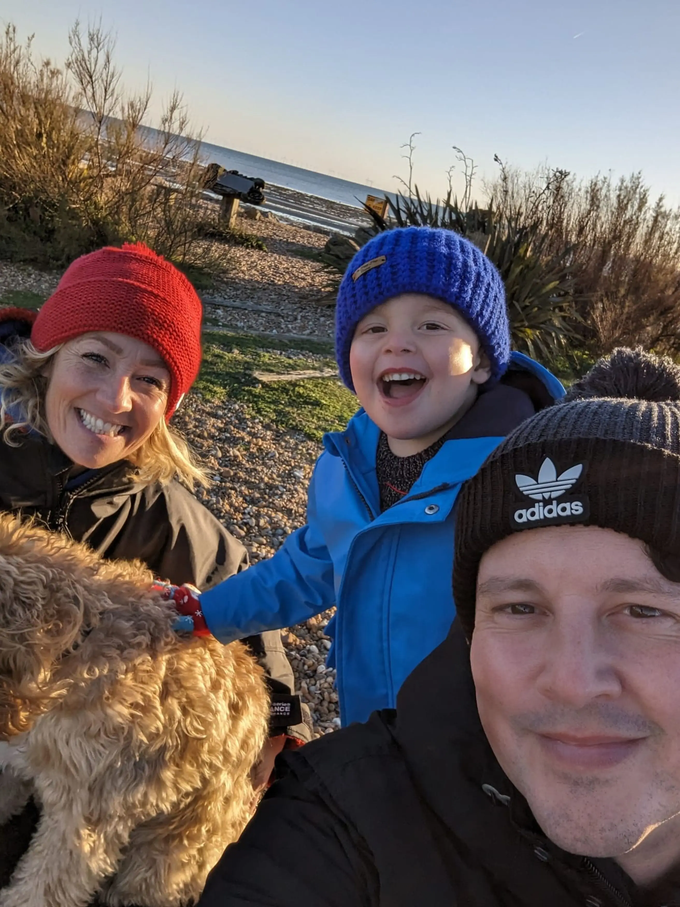 Emily, Dan and Hugo couldn't believe their eyes. (Kennedy News and Media)