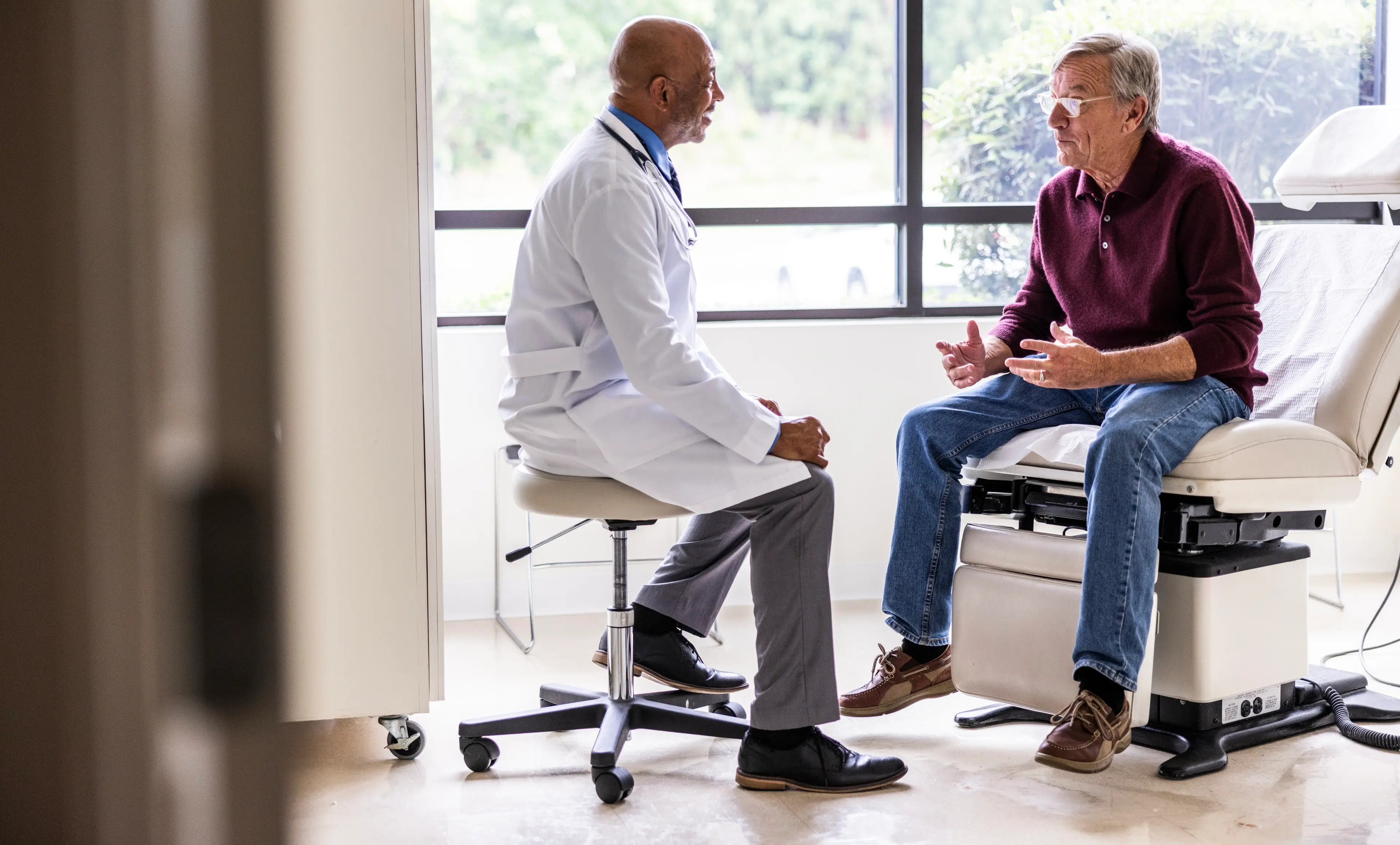 A large number of blokes said they didn't seek help from a GP as they felt too awkward about it (Getty Stock Image)