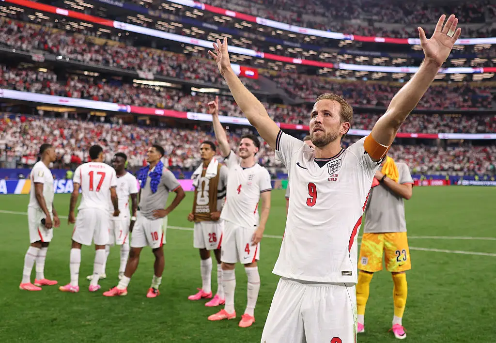 England got serenaded with 'Wonderwall' after beating Croatia, that's why the BBC's promo looks a bit Oasis-y (Alex Pantling - FIFA/FIFA via Getty Images)