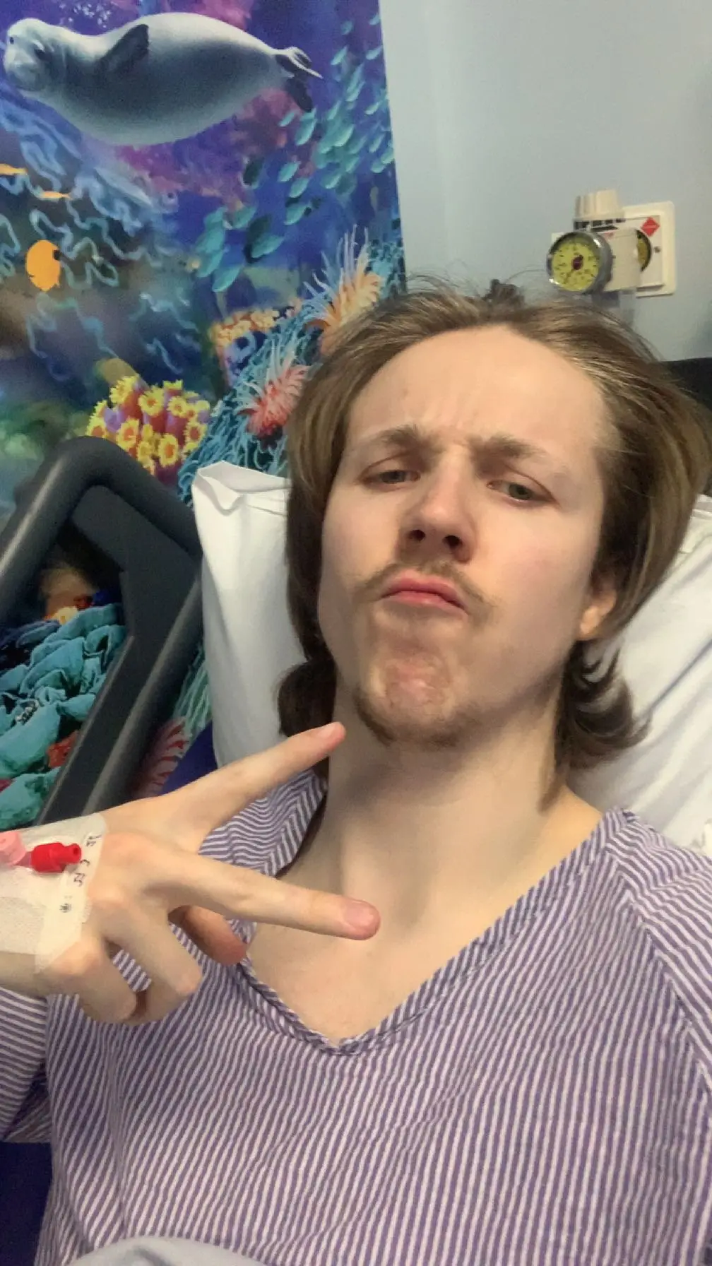 He got the results after surgery. (SWNS)