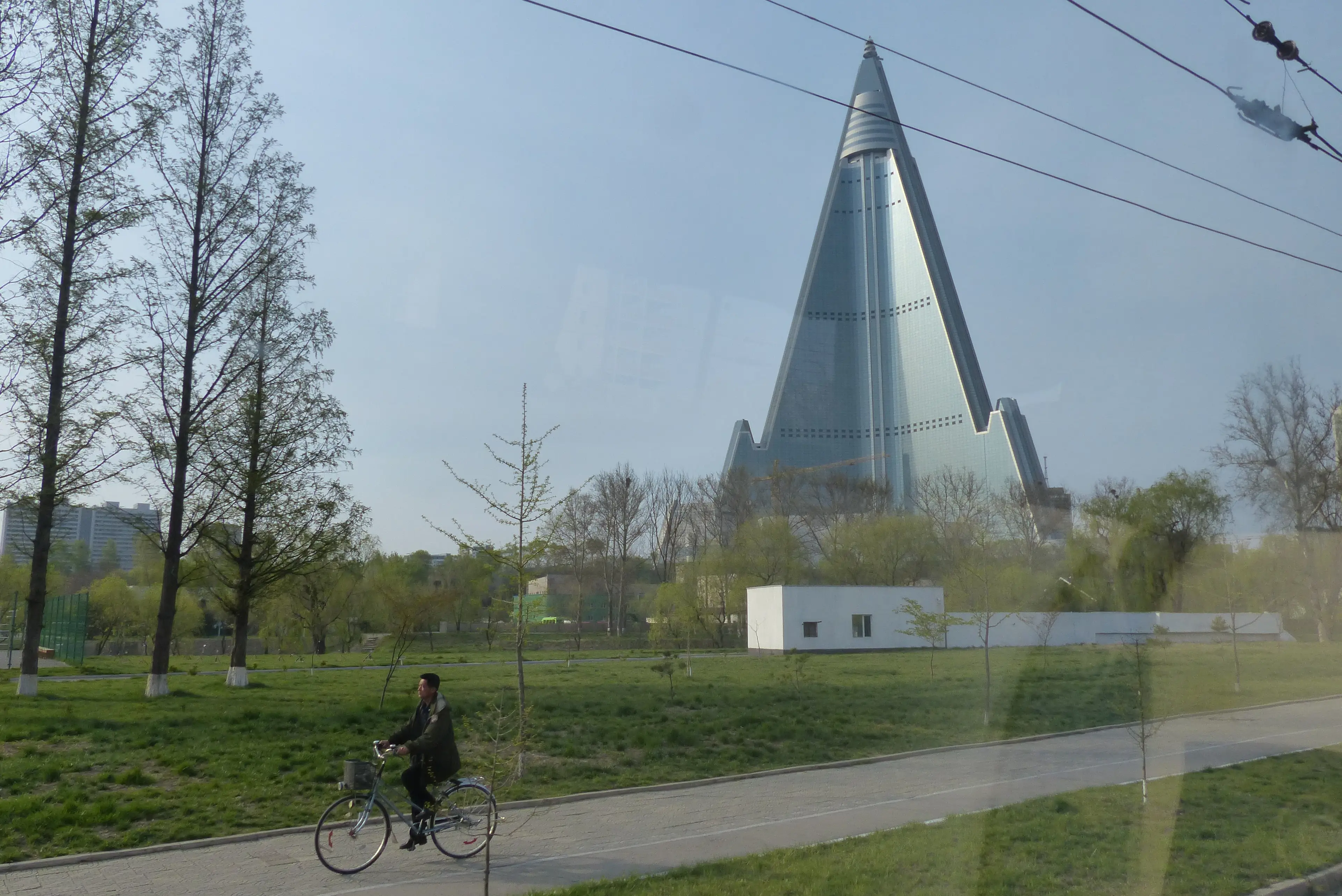 The 'hotel of doom', located in North Korea's capital Pyongyang, began construction in 1987 and was supposed to open two years later.