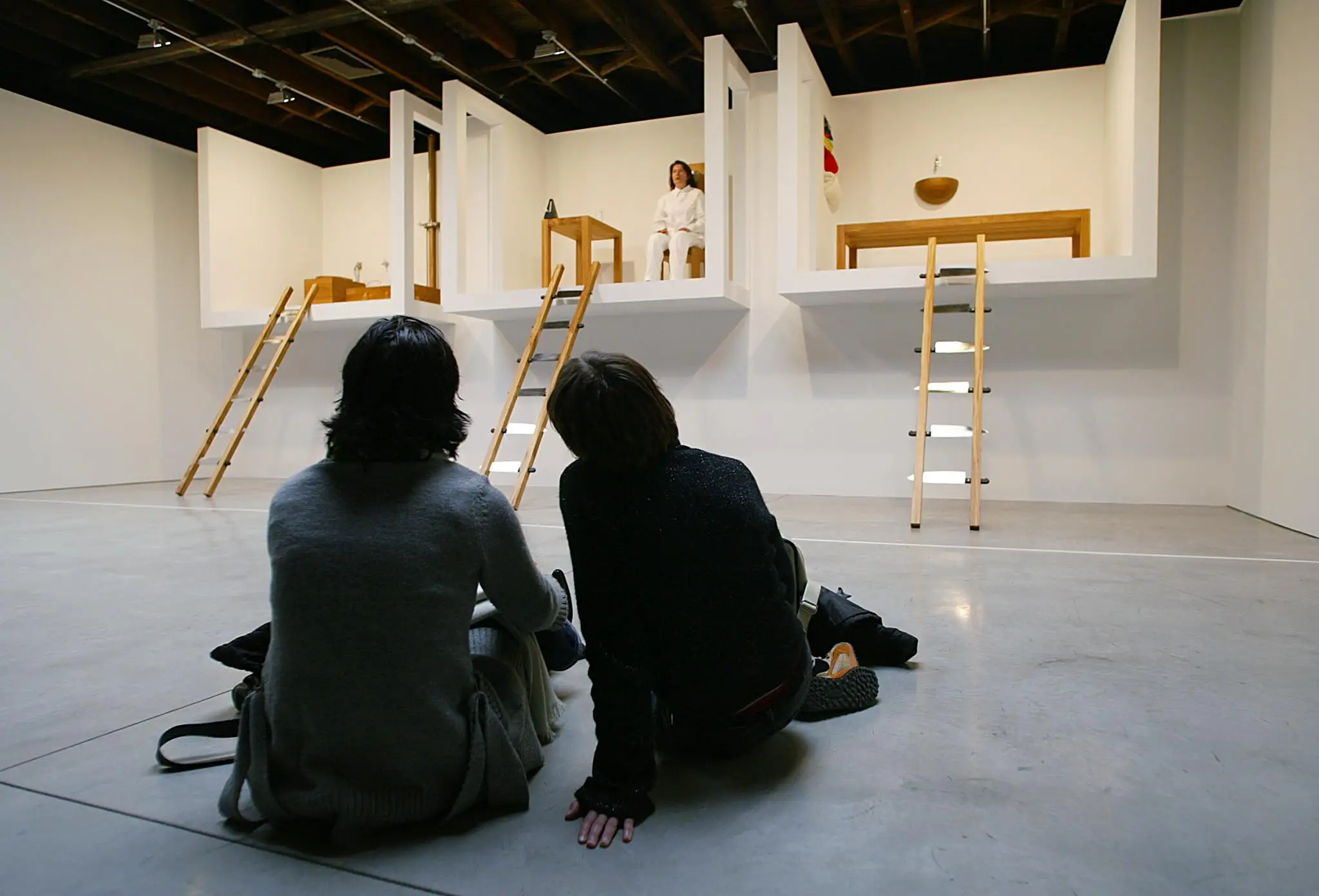 For 12 days she lived in these three spaces and ate nothing (TIMOTHY A. CLARY/AFP via Getty Images)